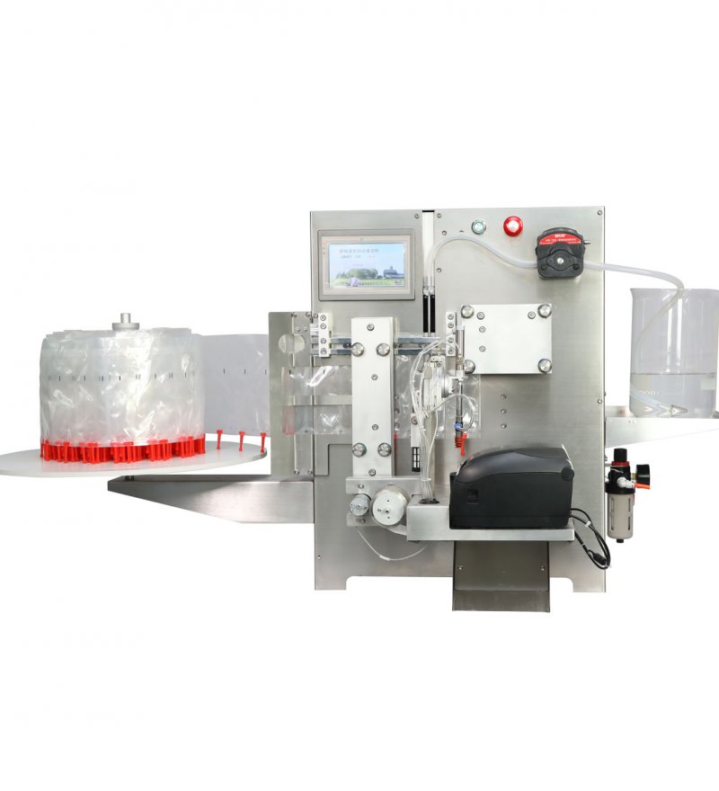 Super-100全自动精液灌装贴标机（不锈钢）